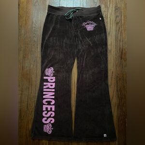 Big Flirt velour low rise pants
